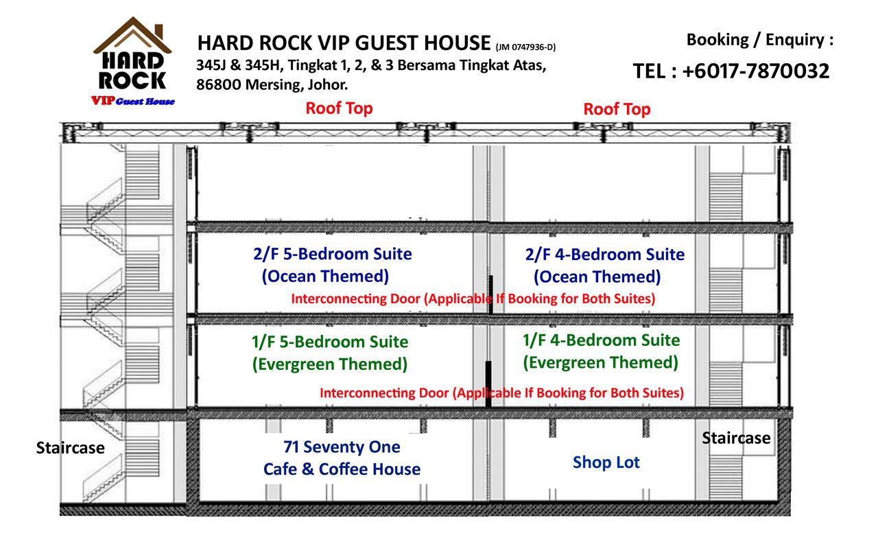 Hard Rock Vip Guest House Mersing Dış mekan fotoğraf